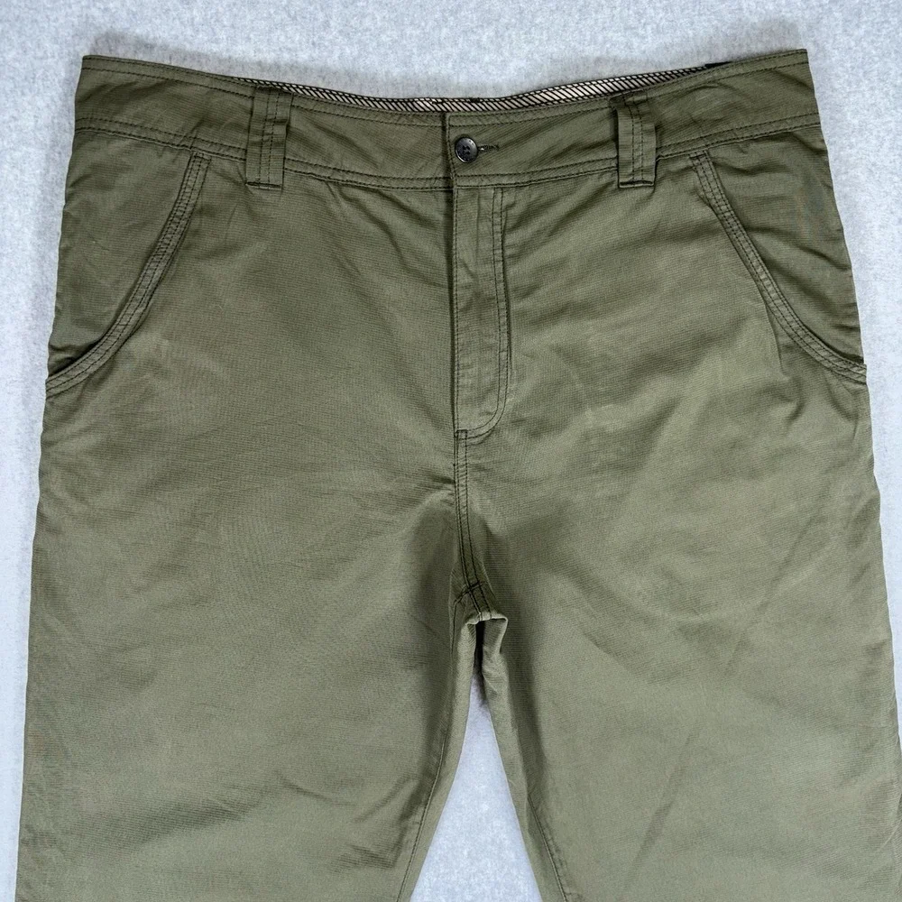 Royal Robbins Pants Mens 38x32 Green Outdoor Hiking Pants